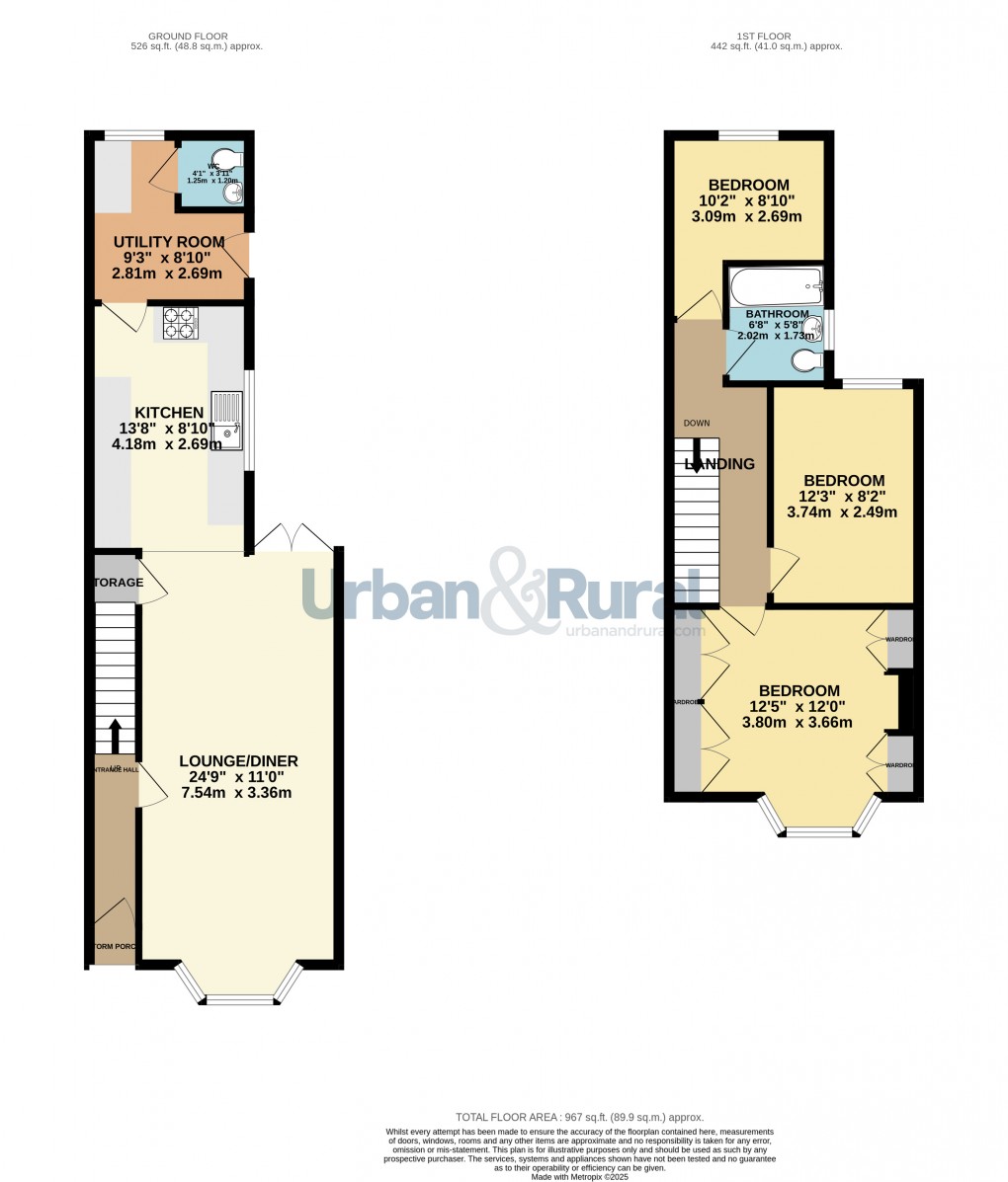 Floorplan for Clapham, Bedford, Bedfordshire