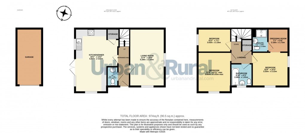 Floorplan for Shortstown, Bedford, Bedfordshire