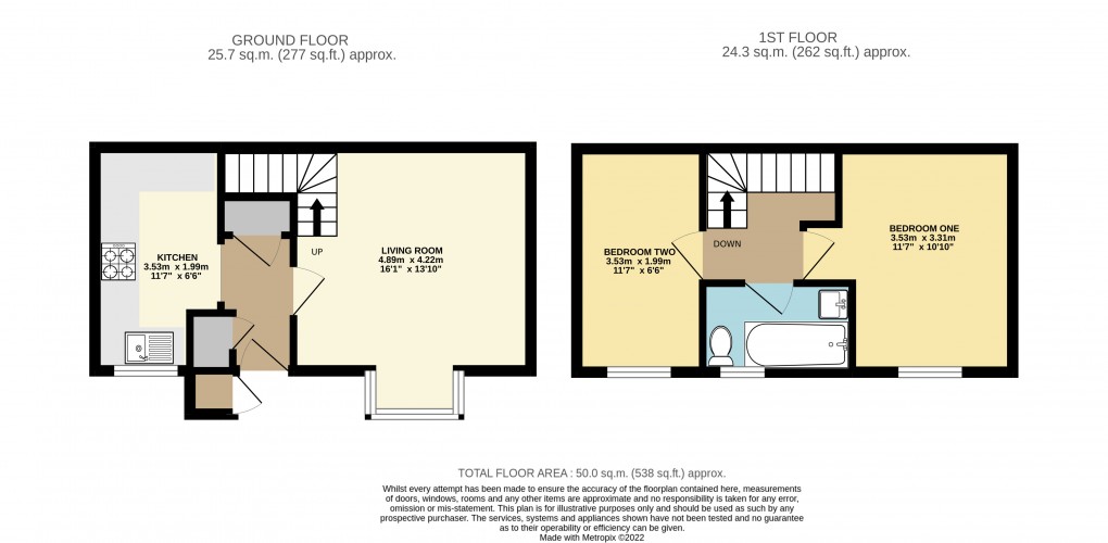 Floorplan for Leighton Buzzard, Bedfordshire