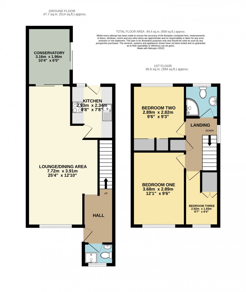 Floorplan for Bletchley, Buckinghamshire