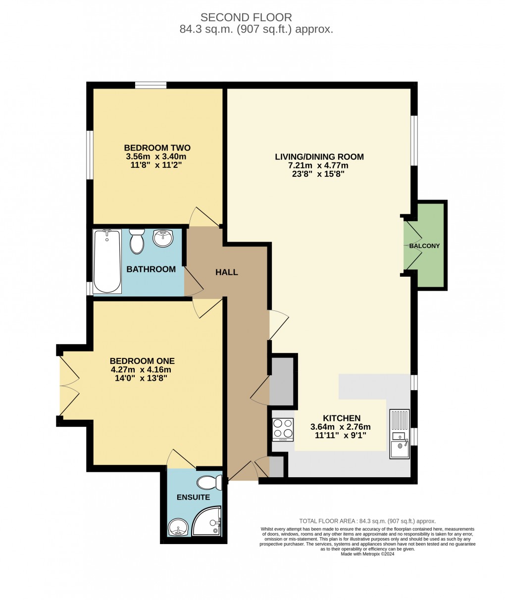 Floorplan for Bletchley, Bucks