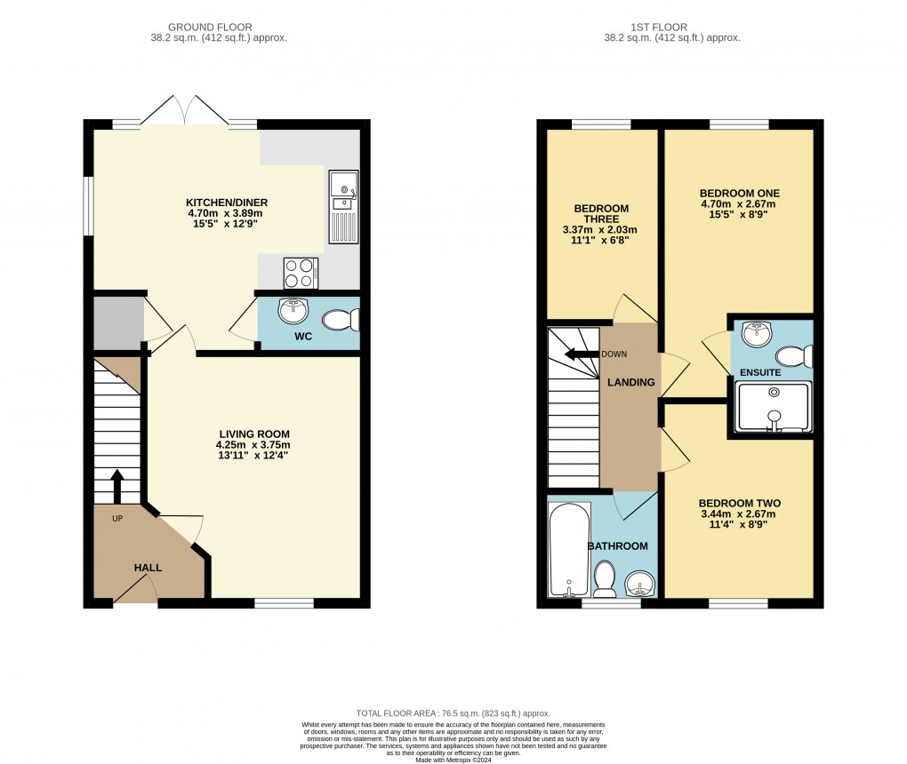 Floorplan for Newton Leys, Bletchley