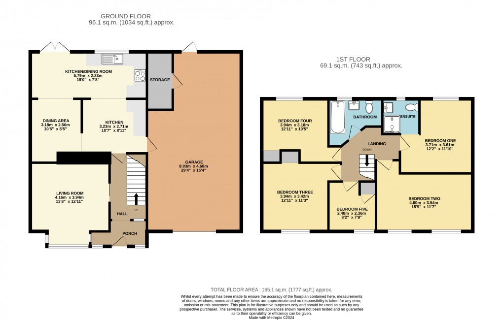 Floorplan for Bletchley, Buckinghamshire