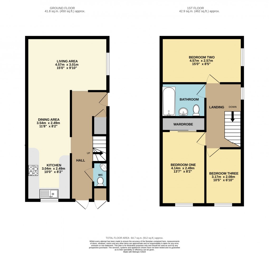 Floorplan for Bletchley, Buckinghamshire