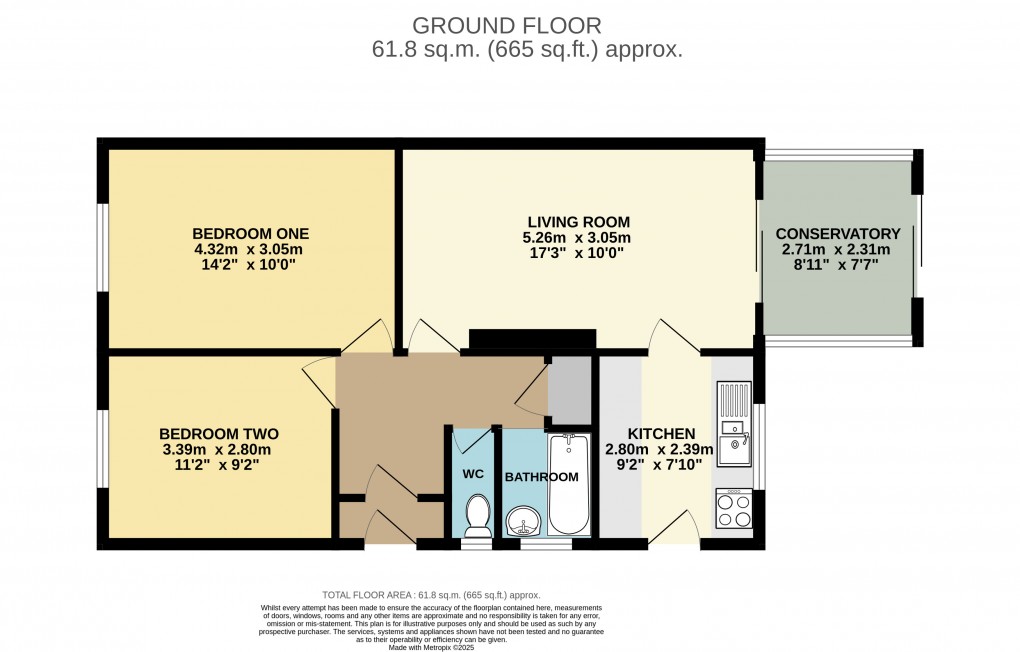 Floorplan for Bletchley, Buckinghamshire