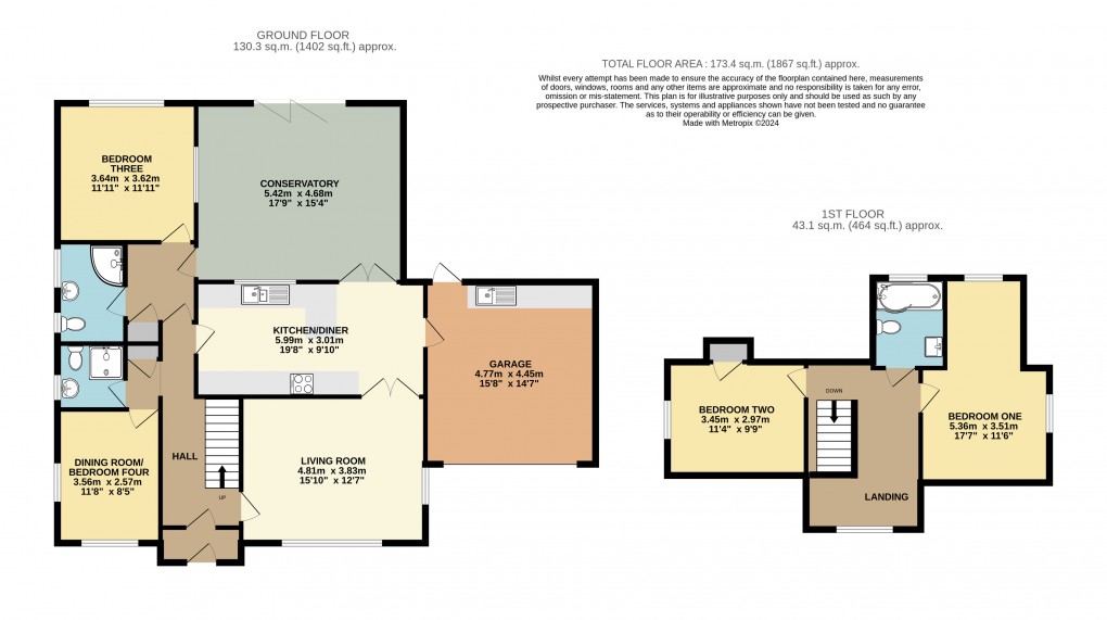 Floorplan for Bletchley, Buckinghamshire