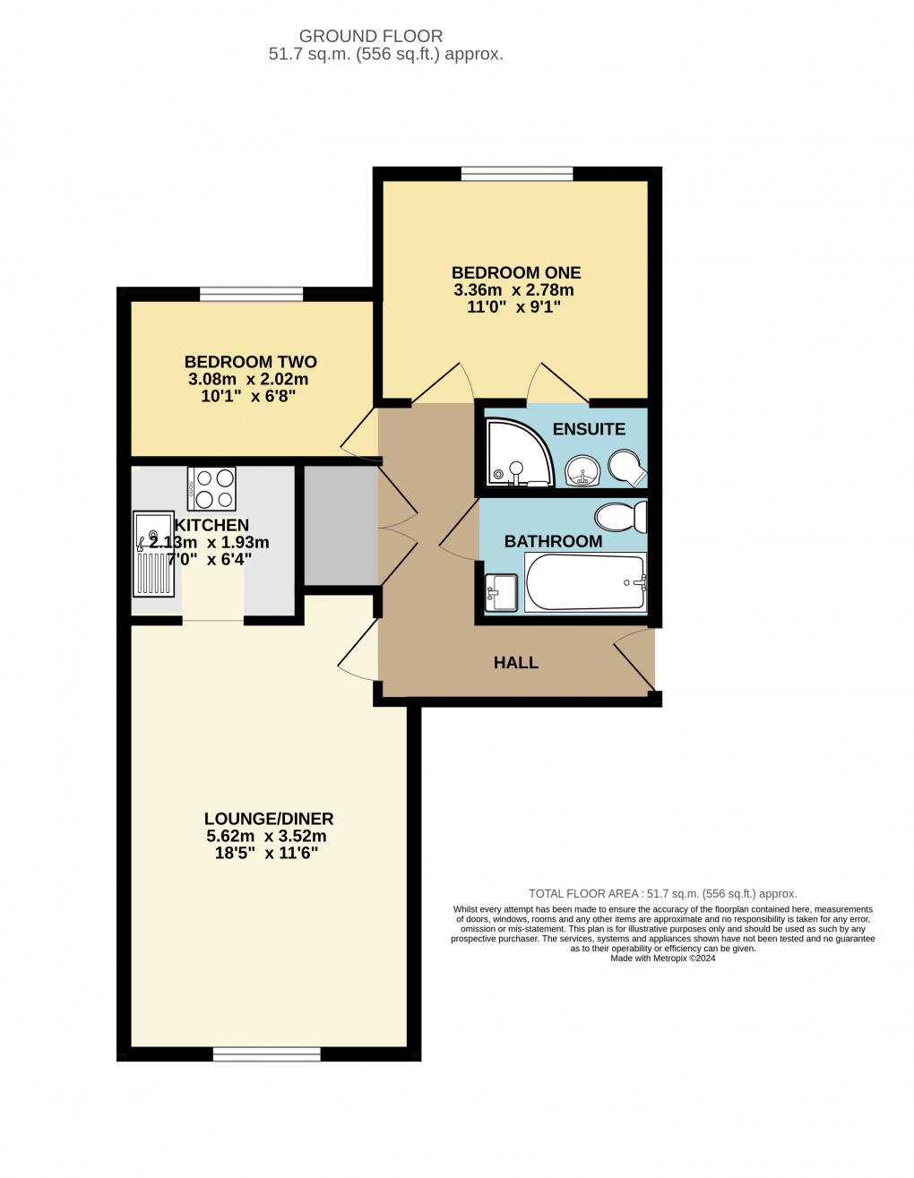 Floorplan for Leighton Buzzard, Beds