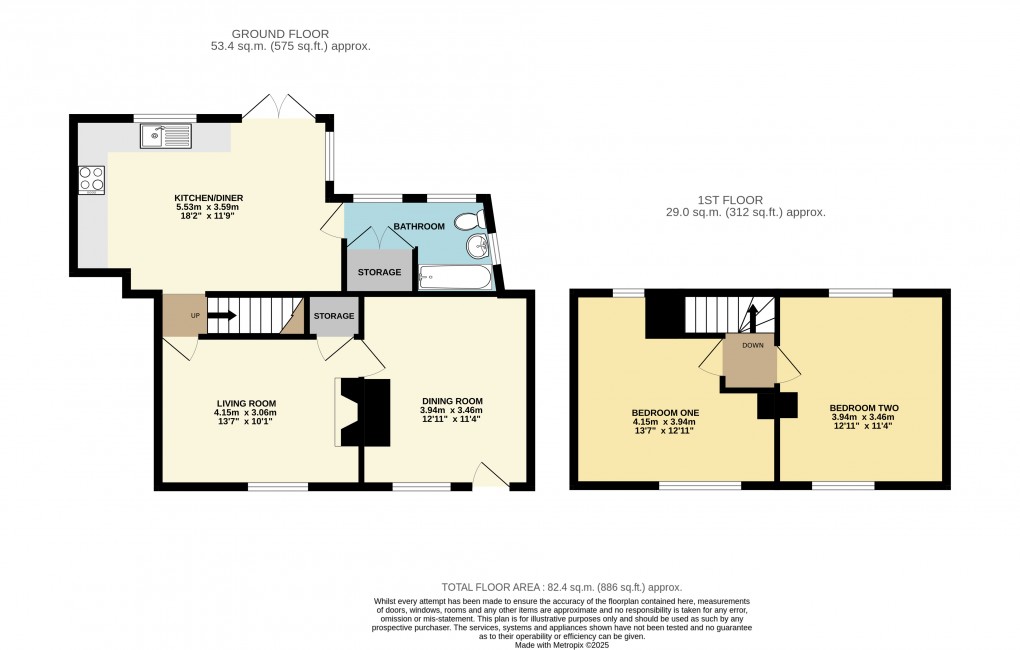 Floorplan for Bletchley, Bucks