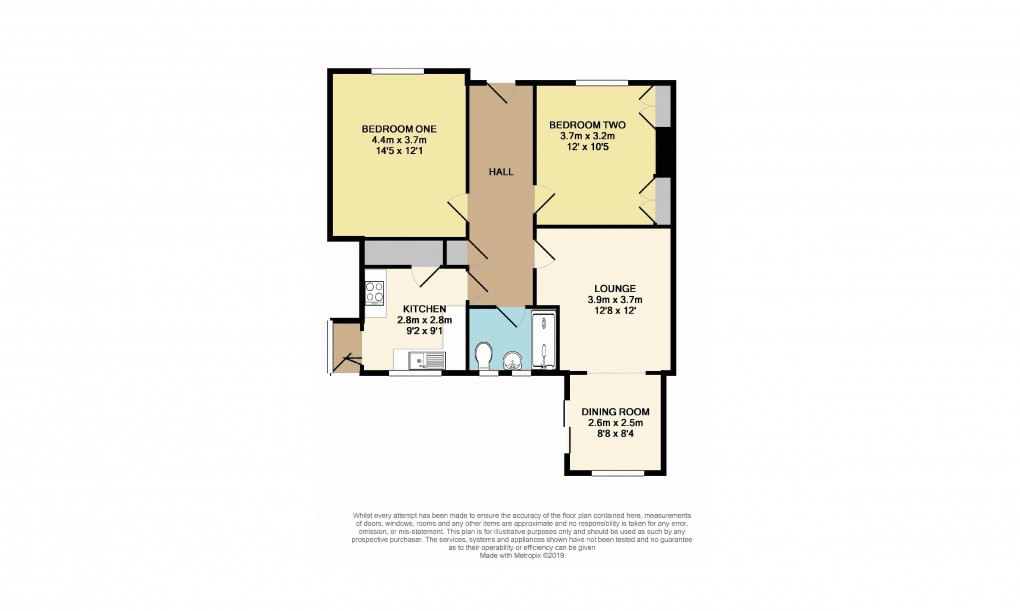 Floorplan for Dunstable