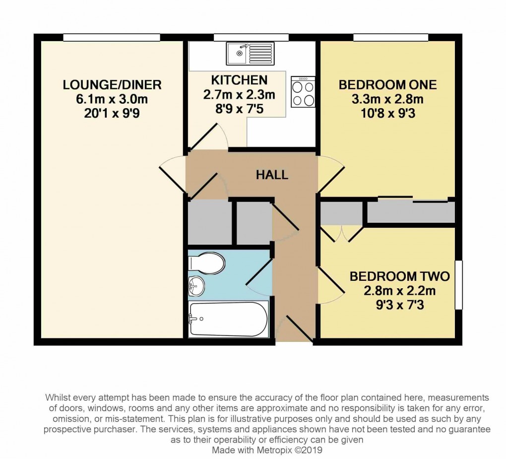 Floorplan for Dunstable