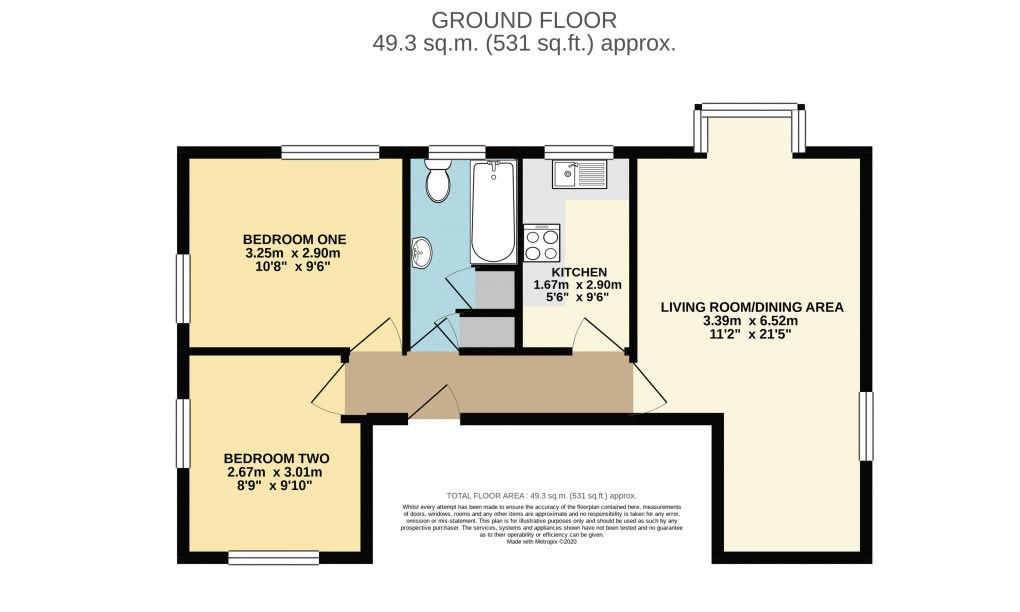 Floorplan for Dunstable