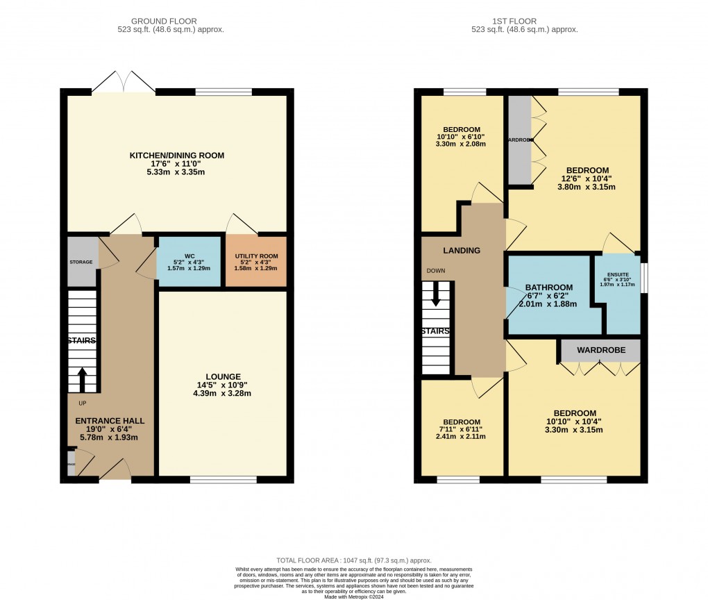 Floorplan for Houghton Regis