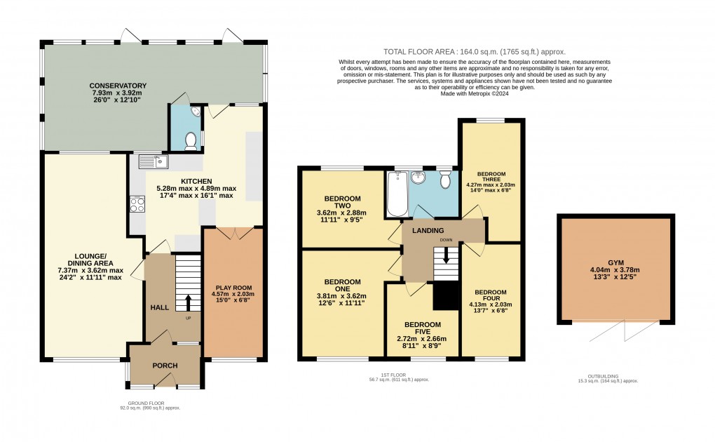 Floorplan for Dunstable, Bedfordshire