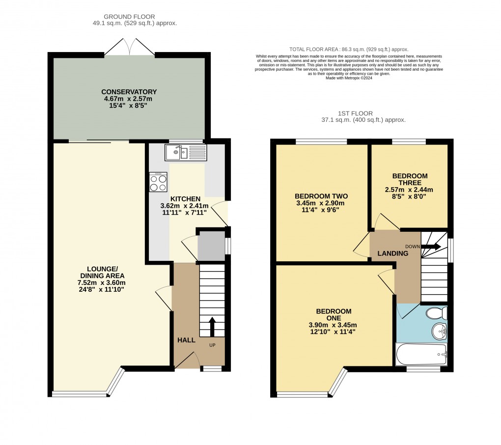 Floorplan for Dunstable, Beds