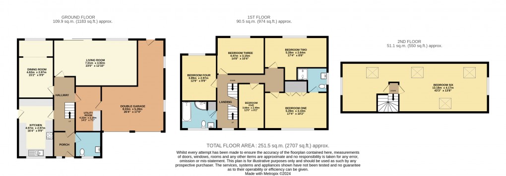 Floorplan for Dunstable, Bedfordshire