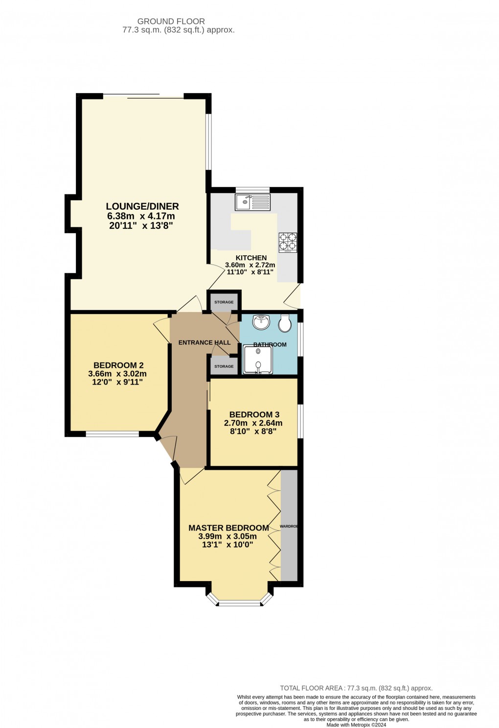 Floorplan for Dunstable, Beds