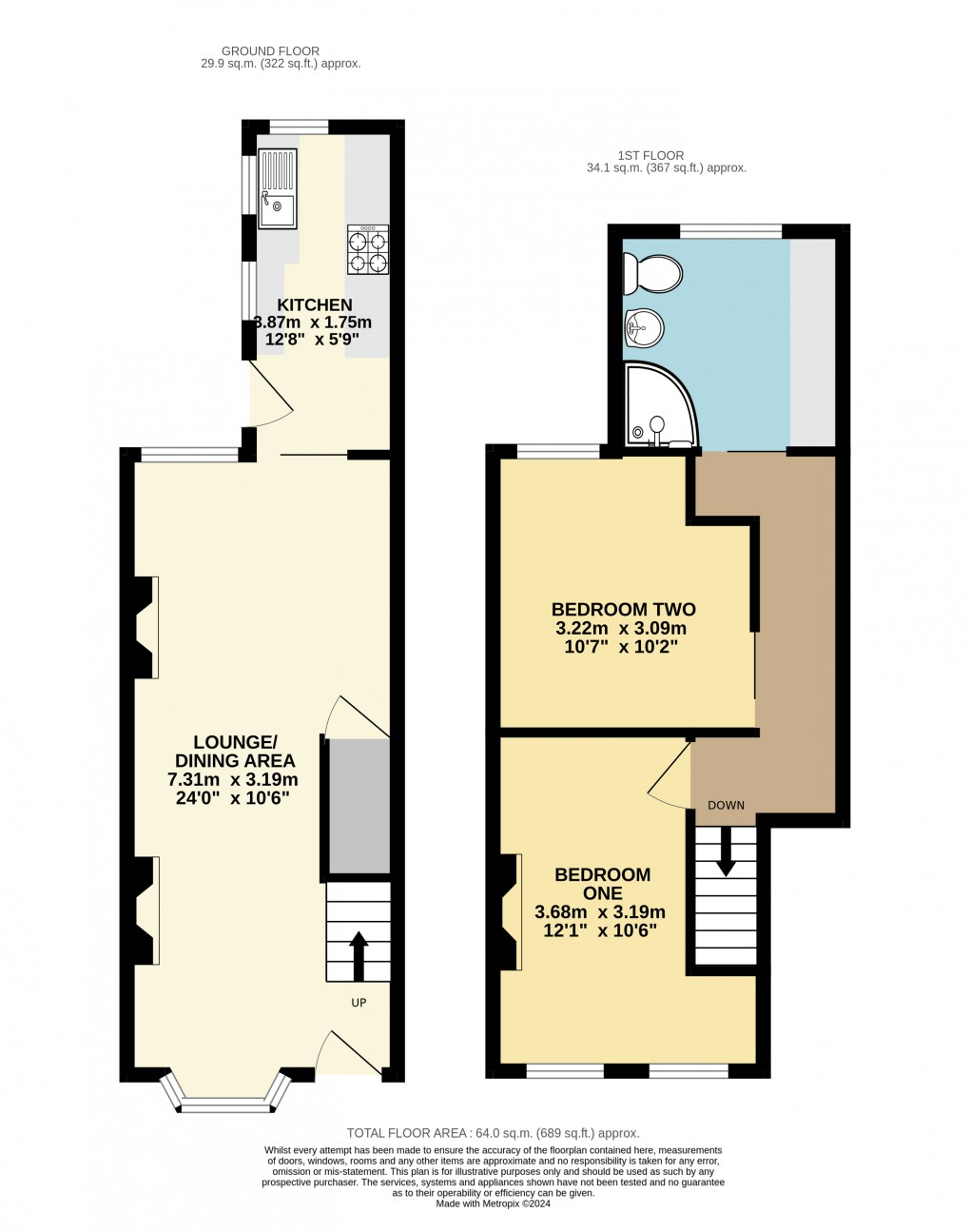 Floorplan for Dunstable, Beds