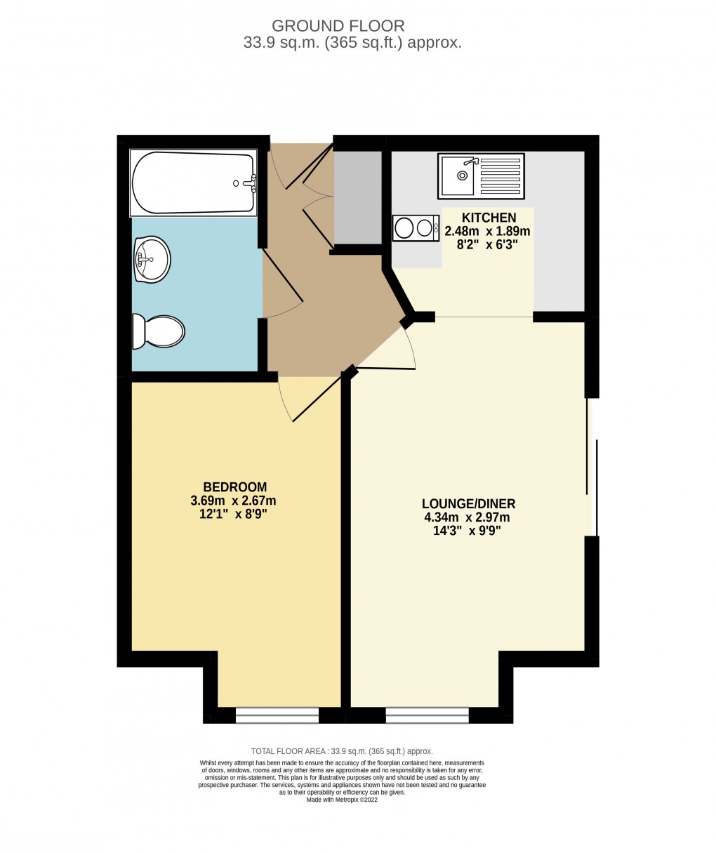 Floorplan for Dunstable, Beds