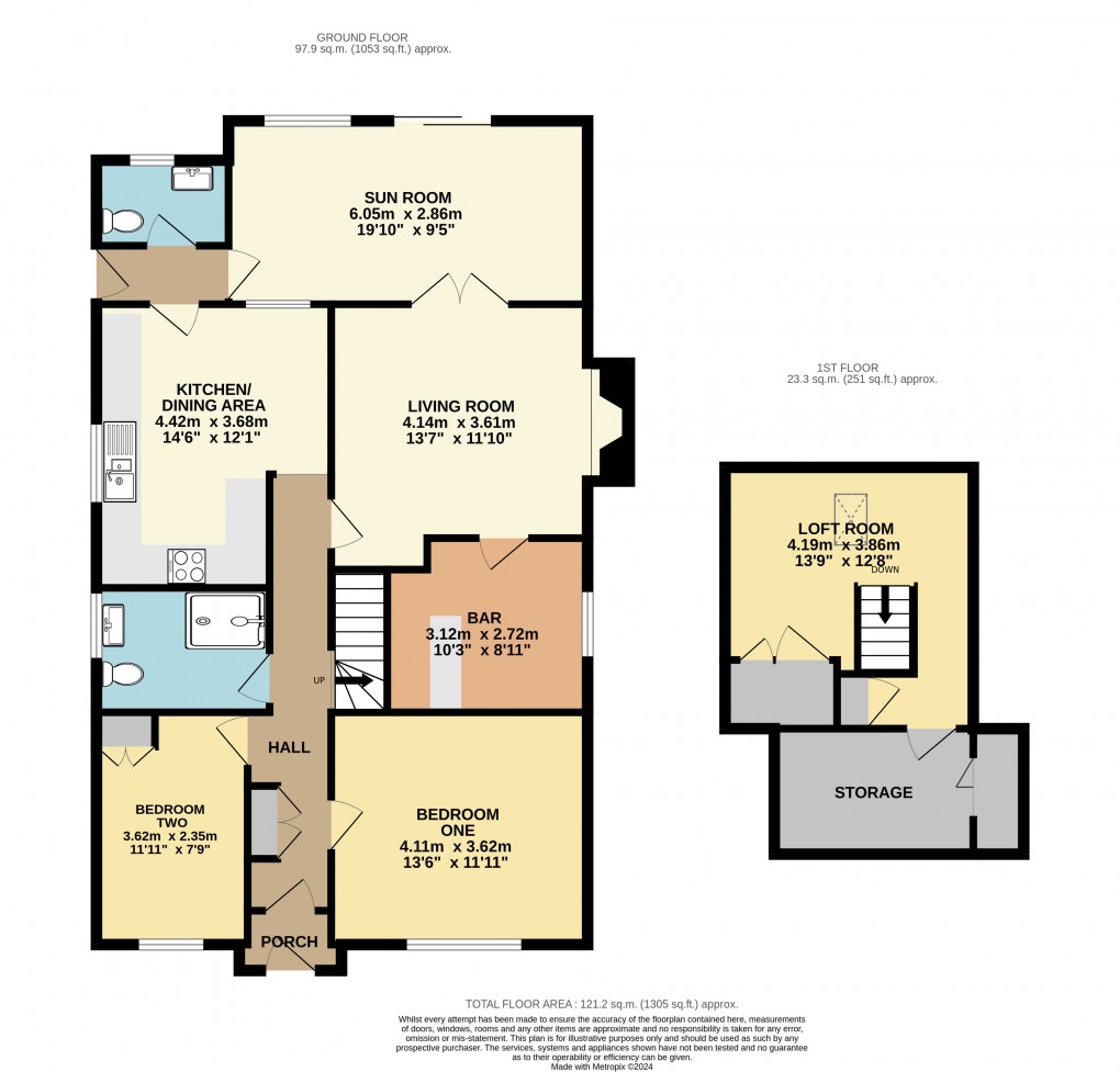 Floorplan for Linslade, Bedfordshire