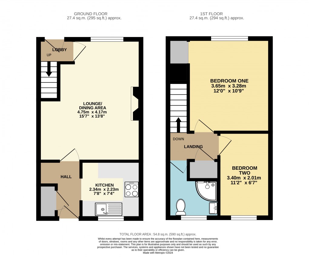 Floorplan for Leighton Buzzard, Bedfordshire