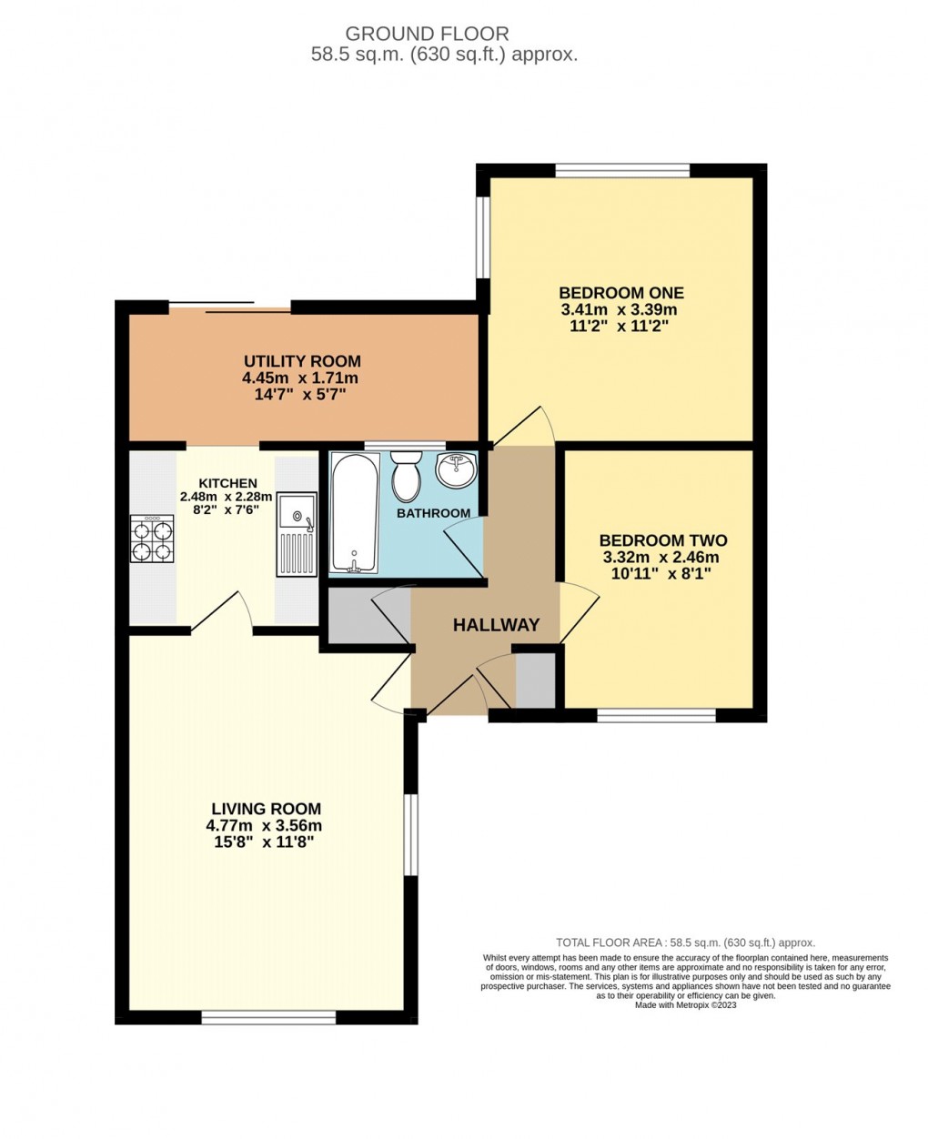 Floorplan for Leighton Buzzard, Bedfordshire