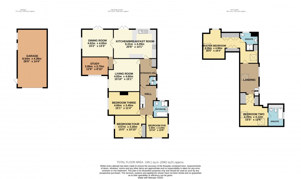 Floorplan for Great Billington, Bedfordshire