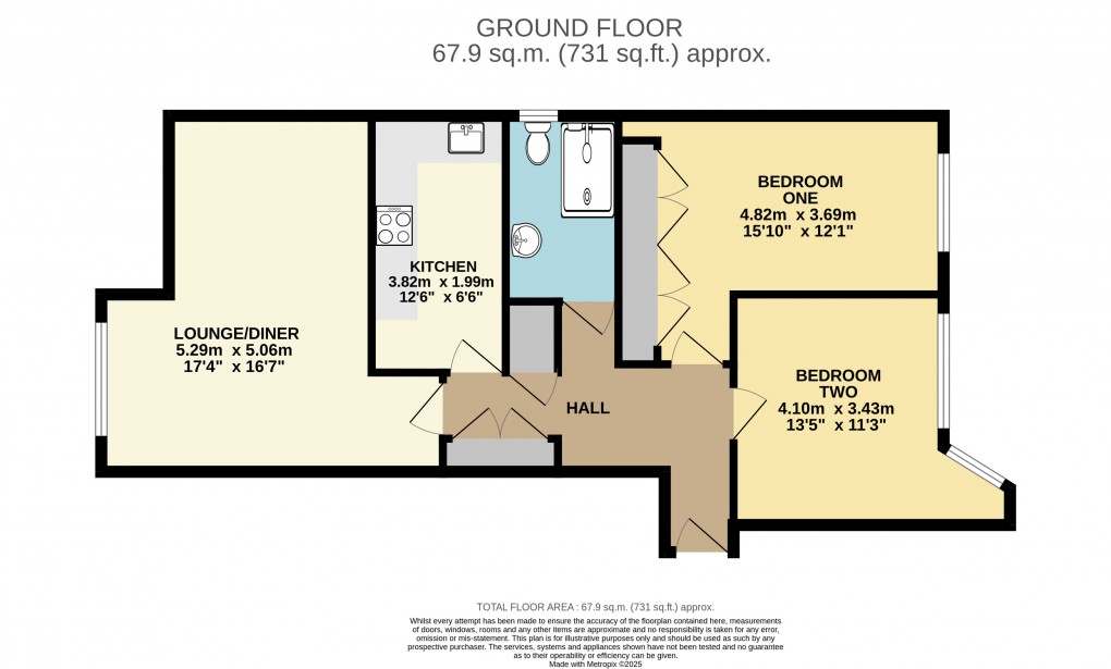 Floorplan for Dunstable