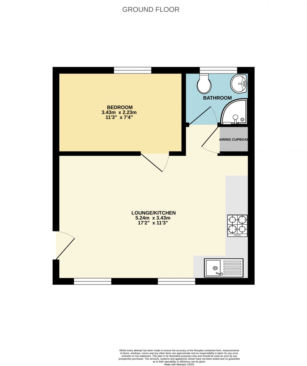 Floorplan for Heath & Reach, Bedfordshire