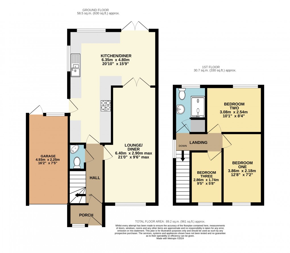 Floorplan for Dunstable, Bedfordshire