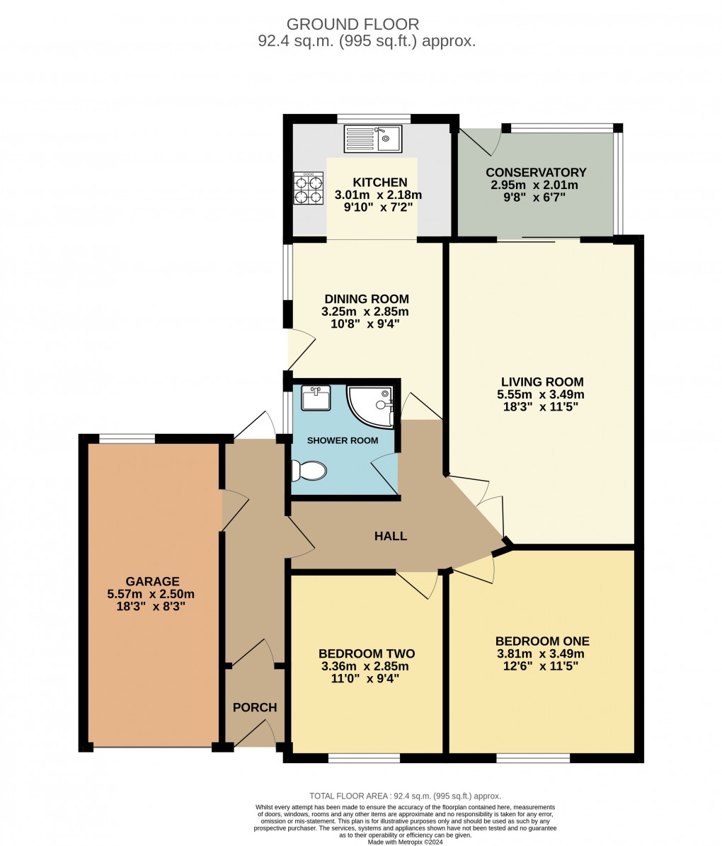 Floorplan for Leighton Buzzard, Beds