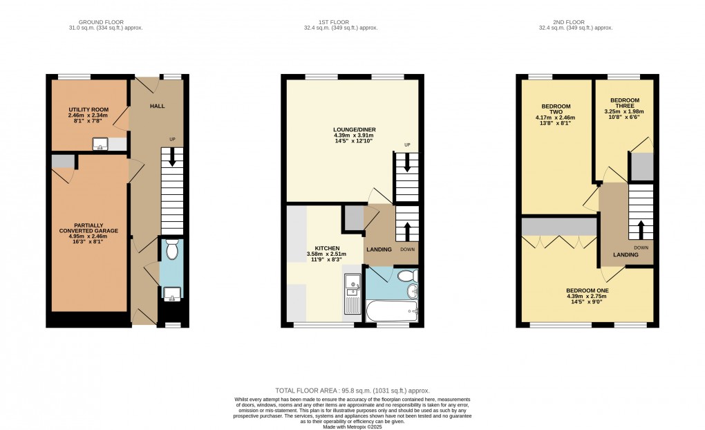 Floorplan for Dunstable, Bedfordshire