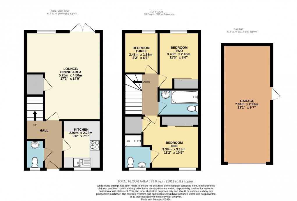 Floorplan for Dunstable, Bedfordshire