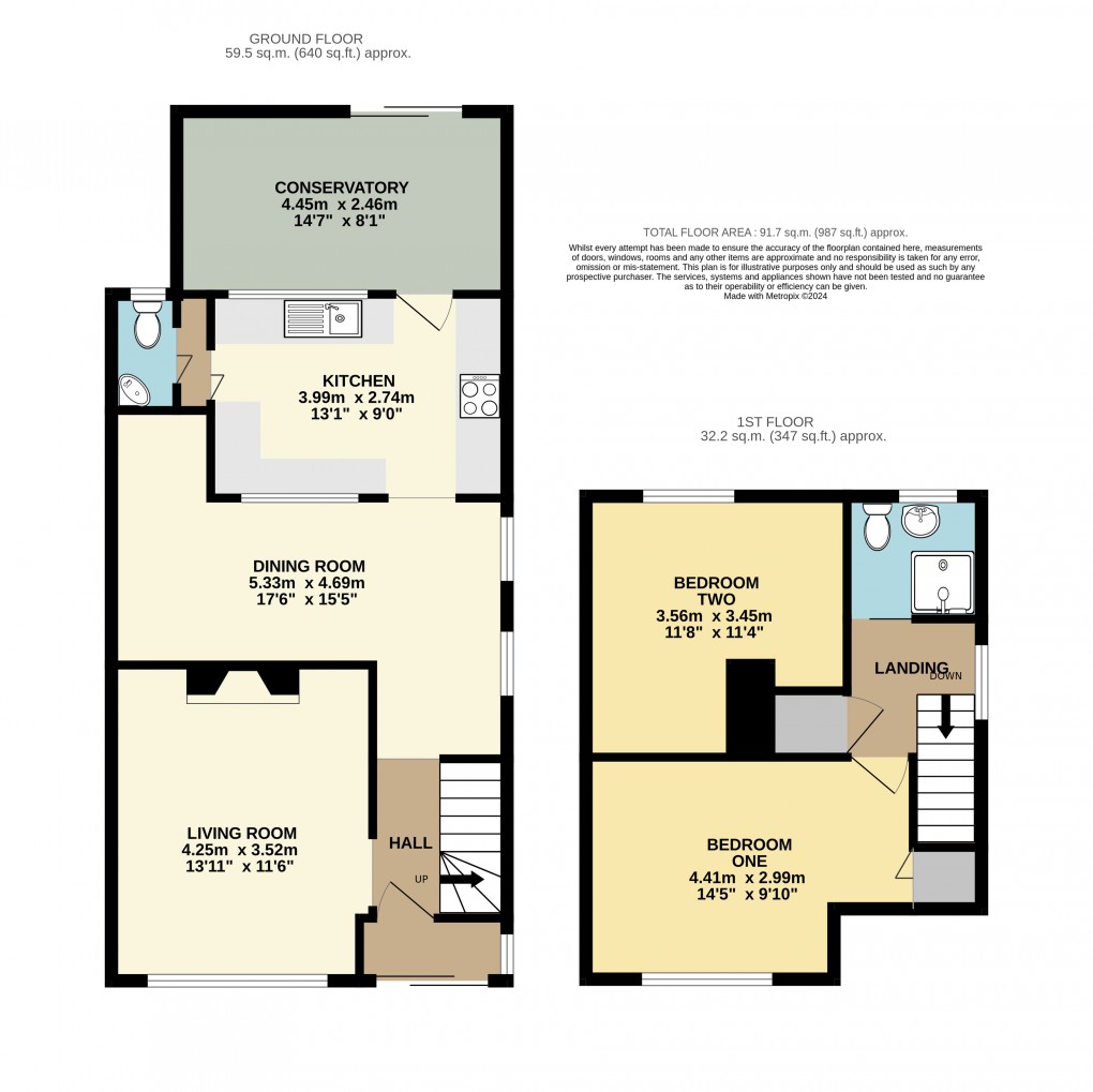 Floorplan for Slapton, Buckinghamshire