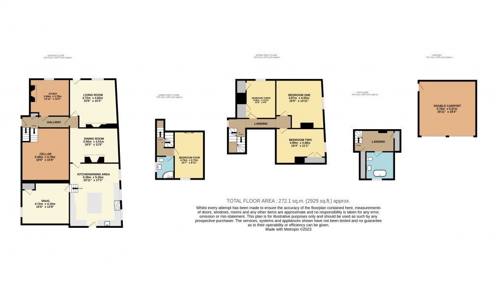 Floorplan for Hockliffe, Bedfordshire