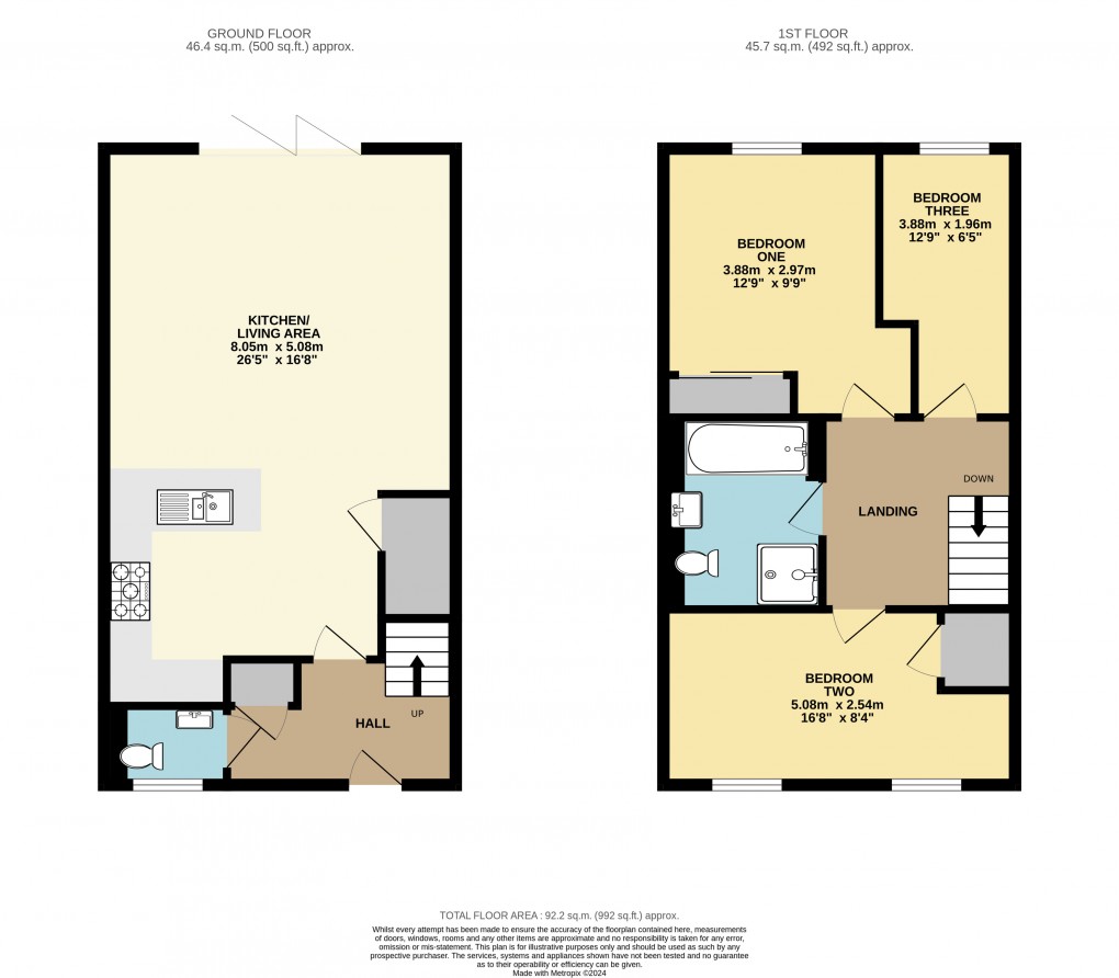 Floorplan for Leighton Buzzard, Bedfordshire