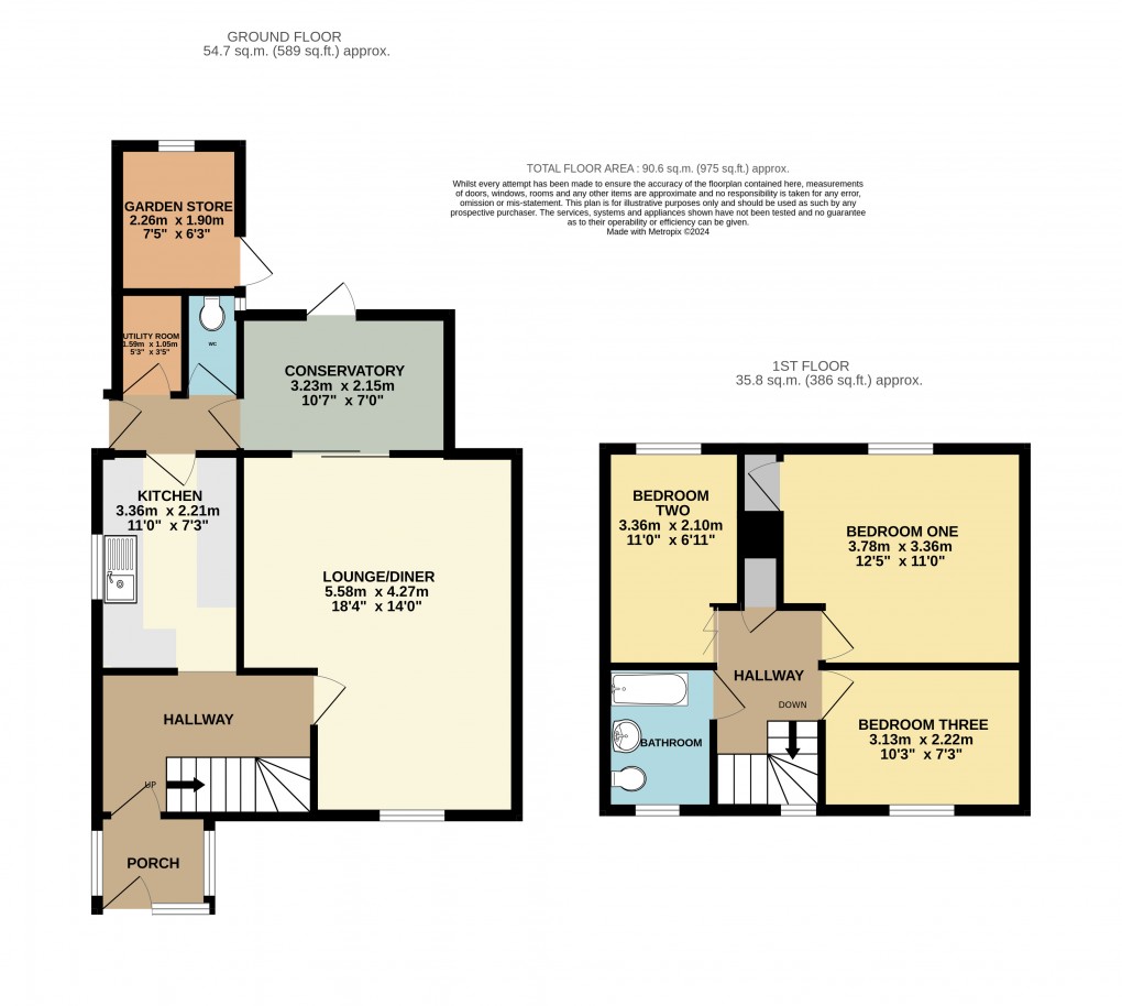 Floorplan for Leighton Buzzard, Bedfordshire