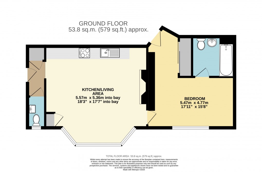 Floorplan for Frances Drive, Dunstable, Bedfordshire