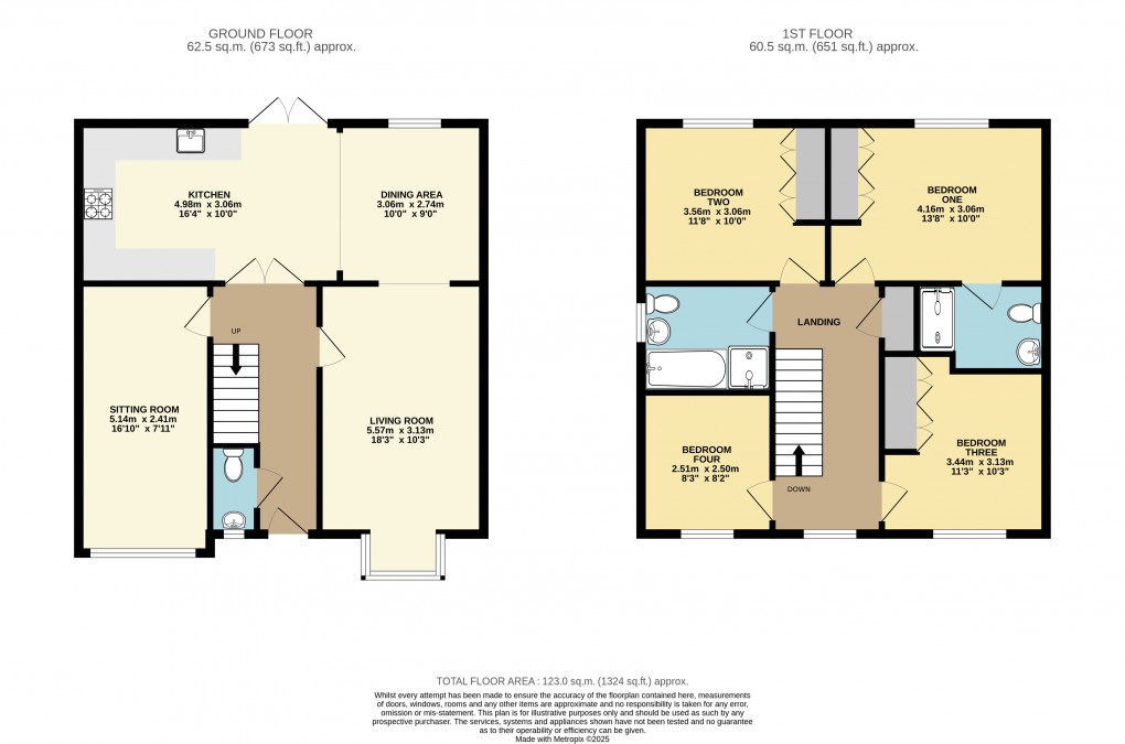 Floorplan for Leighton Buzzard, Bedfordshire