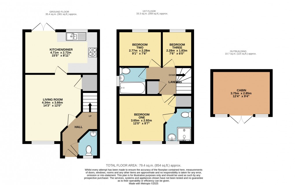 Floorplan for Leighton Buzzard, Bedfordshire