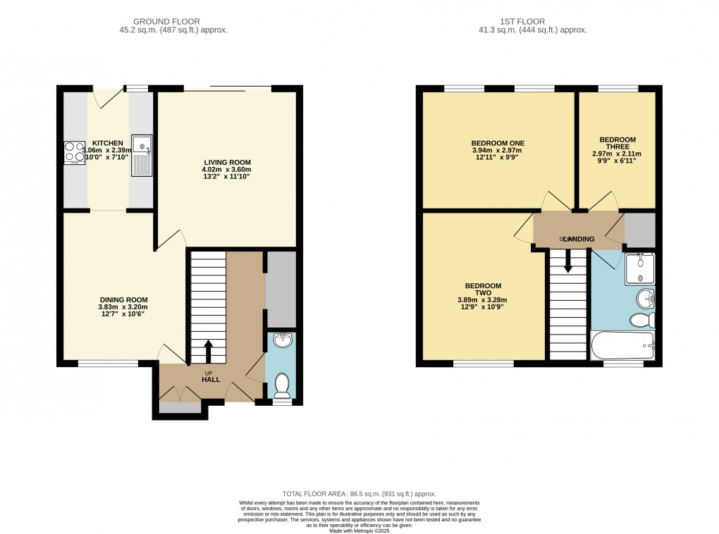 Floorplan for Dunstable, Bedfordshire