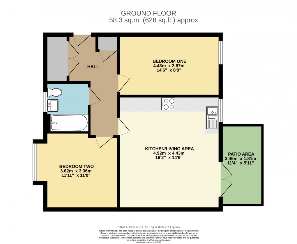 Floorplan for Dunstable, Beds