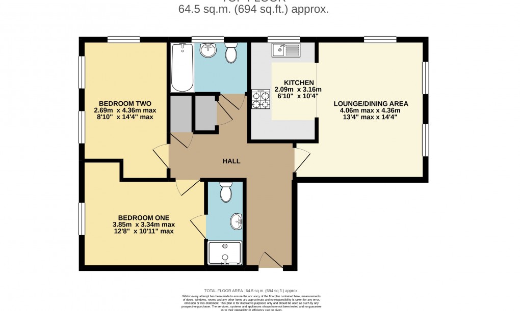 Floorplan for Leighton Buzzard, Bedfordshire