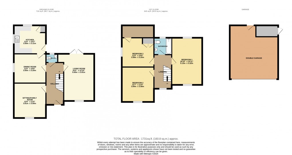 Floorplan for Barton-le-Clay, Bedfordshire