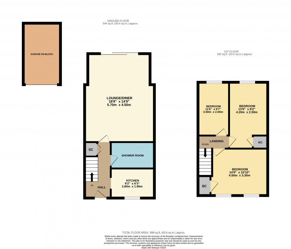 Floorplan for Maulden, Bedfordshire