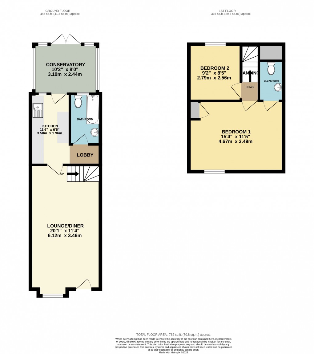 Floorplan for Bedford Road, Barton-Le-Clay