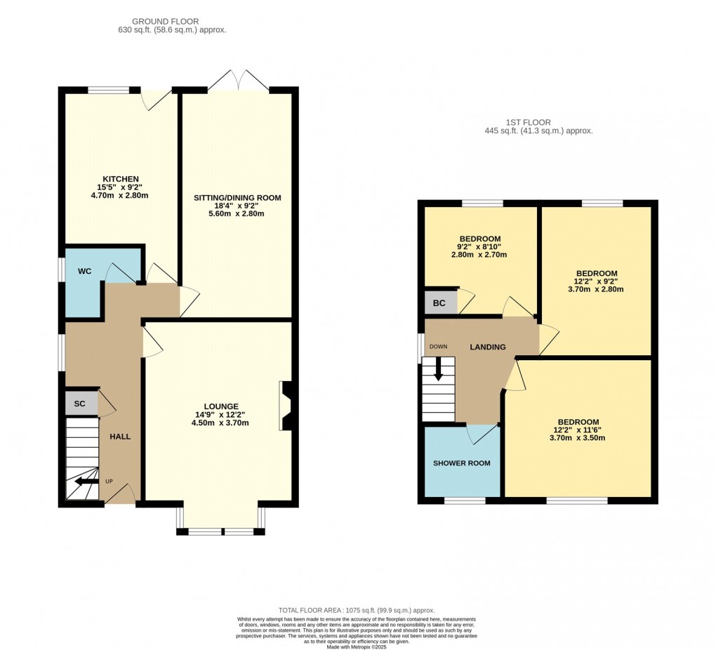 Floorplan for Toddington, Bedfordshire