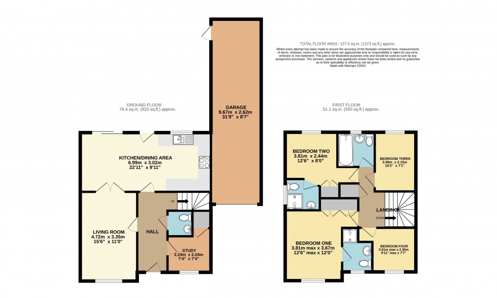 Floorplan for Leighton Buzzard, Bedfordshire