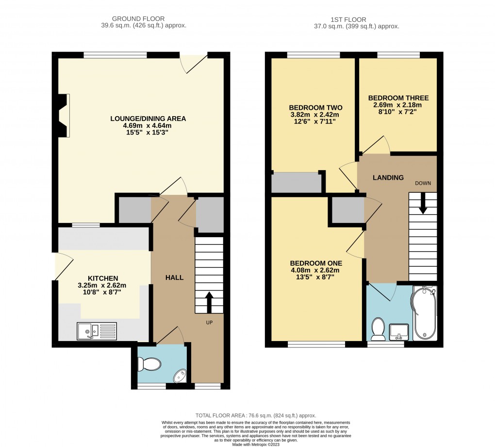 Floorplan for Slapton, Bedfordshire