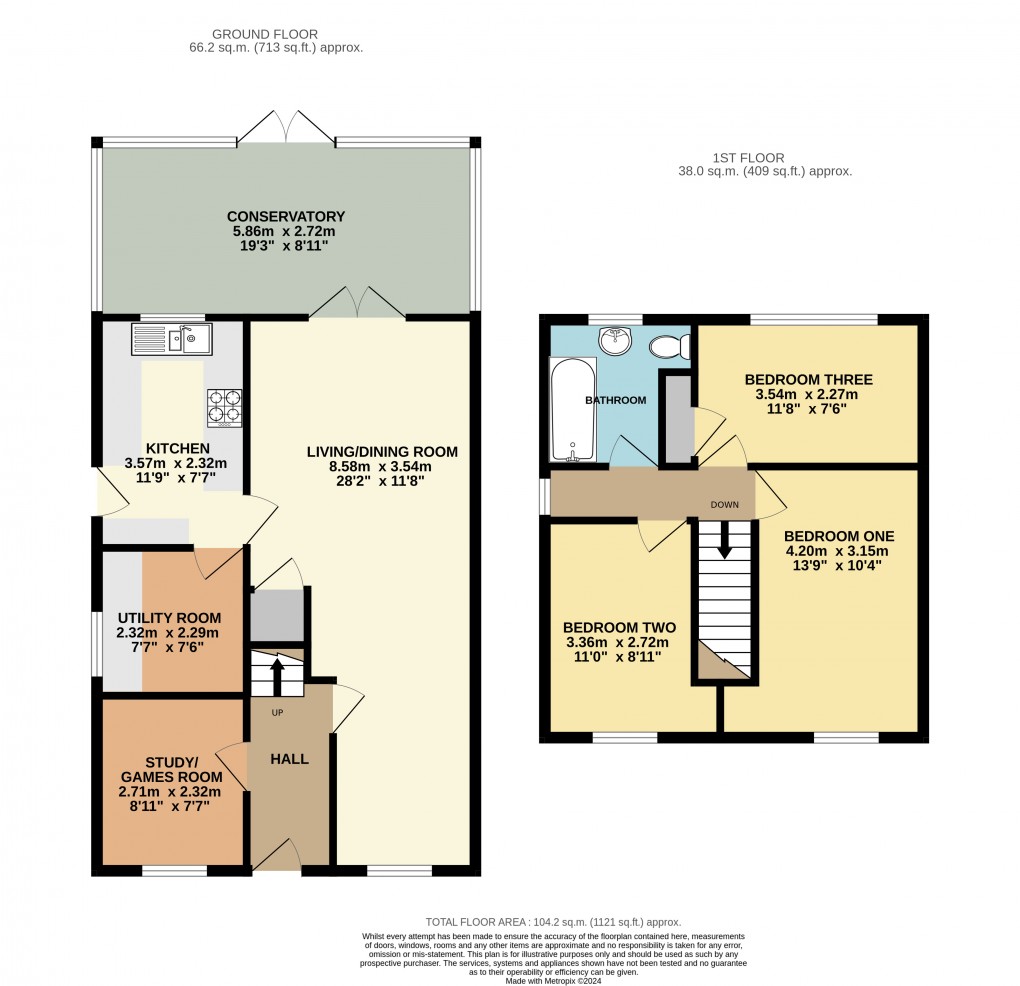 Floorplan for Dunstable, Beds