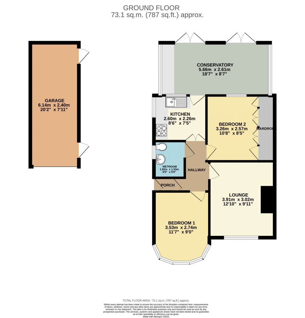 Floorplan for Hitchin, Herts